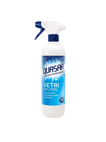 Detergente Vetri Quasar 580Ml Spray Con Alcool | Home Essential