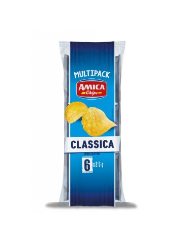 Patatine Amica Chips 150Gr Multipack Gusto Classico | Home Essential