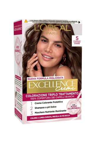Colorazione Capelli Excel. Castano Chiaro | Home Essential