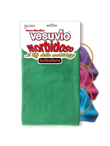 Panno Microfibra Vesuvio 35X35Cm Morbidoso 4 Colori Assortiti | Home Essential