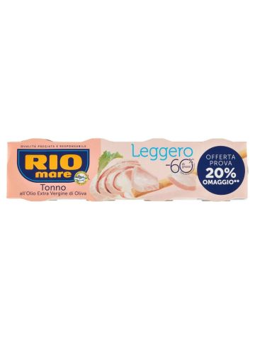Tonno Rio Mare 60Gx4 Leggero Olio Extra Vergine Di Oliva | Home Essential