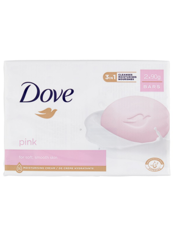 Saponetta Dove Pink 90Gr 2Pz | Home Essential