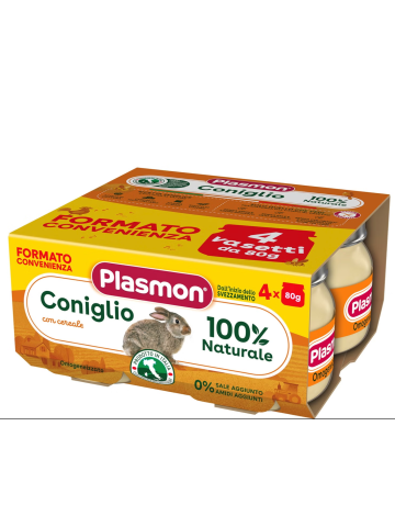 Omogeneizzato Plasmon 4X80Gr Coniglio | Home Essential