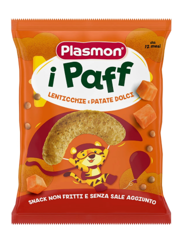 Snack I Paff Plasmon 15G Lenticchie E Patata Dolce | Home Essential
