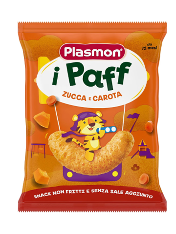 Snack I Paff Plasmon 15G Zucca E Carota | Home Essential