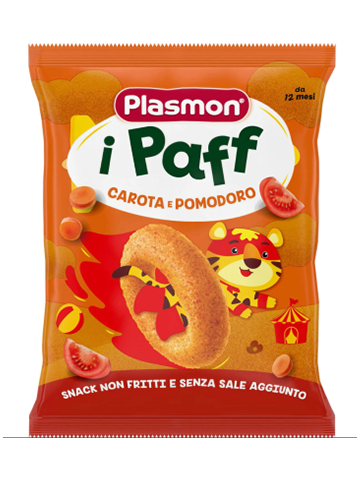 Snack I Paff Plasmon 15G Carota Pomodoro | Home Essential