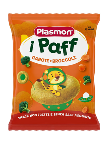Snack I Paff Plasmon 15G Carote Broccoli | Home Essential