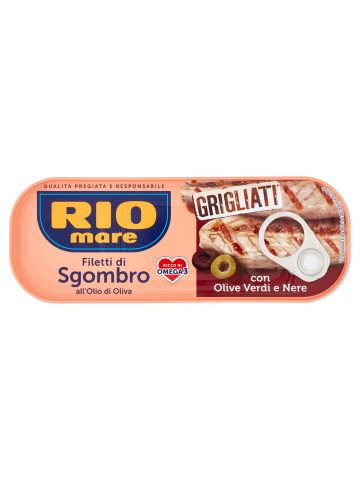 Filetti Di Sgombro Rio Mare 120g Grigliati All'olio Di Oliva Con Olive | Home Essential