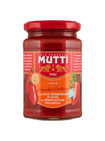 Sugo Con Pomodoro Datterino Mutti 280G Con Olio Evo | Home Essential