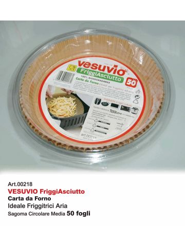 Vesuvio Friggiasciutto Tondo 20cm 50pz | Home Essential