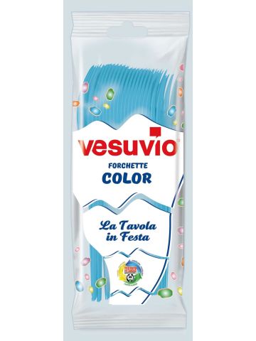 Vesuvio Forchette 20pz Turchese | Home Essential