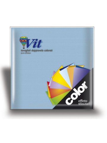 Vit Tovagliolo Celeste 32x32 2veli | Home Essential