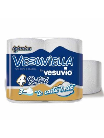 Carta Igienica Vesuviella 4Rot.3Veli | Home Essential