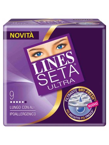 Assorbenti Lines Seta Ultra 9Pz Con Ali | Home Essential